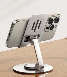 Adjustable 360° Metal Stand for Tablet and Phone (One Set)